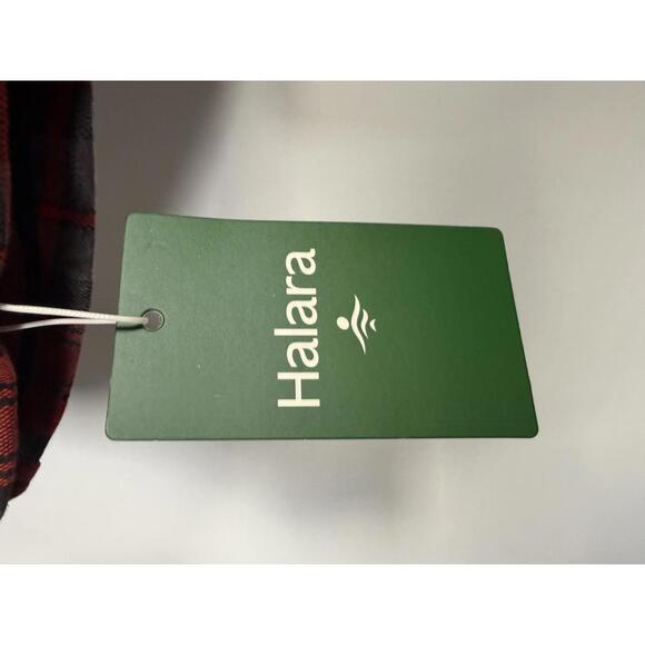 NWT Halara High Waisted Decorative Buckle 2-in-1 Plaid Pleated Mini Skirt - XS - Picture 9 of 11